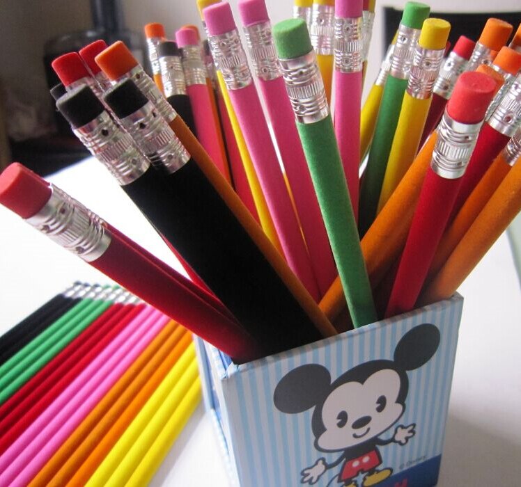 velvet pencil 12pcs wood pencil pencils hotel pencil standard pencil