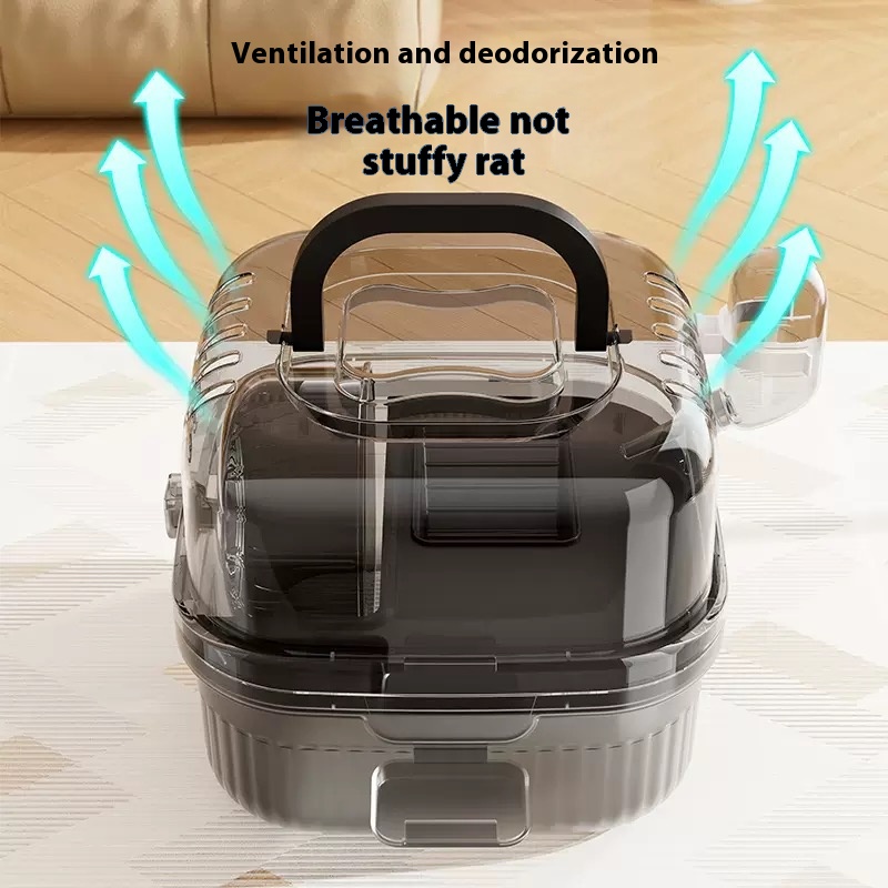 La gabbia per criceti previene la fuga, scatola per allevamento di orsi dorati portatile a doppio strato, grande spazio, piccola villa di lusso per animali domestici