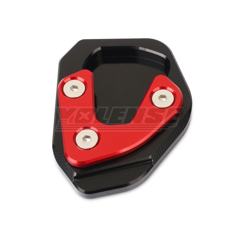 Motorfiets zijstandaard verlengstuk steunplaat vergrotingsstandaard voor qj motor srk 800rr srk 600rs srk 800 rr srk 600 rs