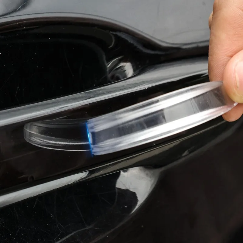 Bande de Protection Anti-collision pour rétroviseur de voiture, autocollant de Protection de carrosserie automobile, Patch de bord, autocollants de Protection de pare-chocs
