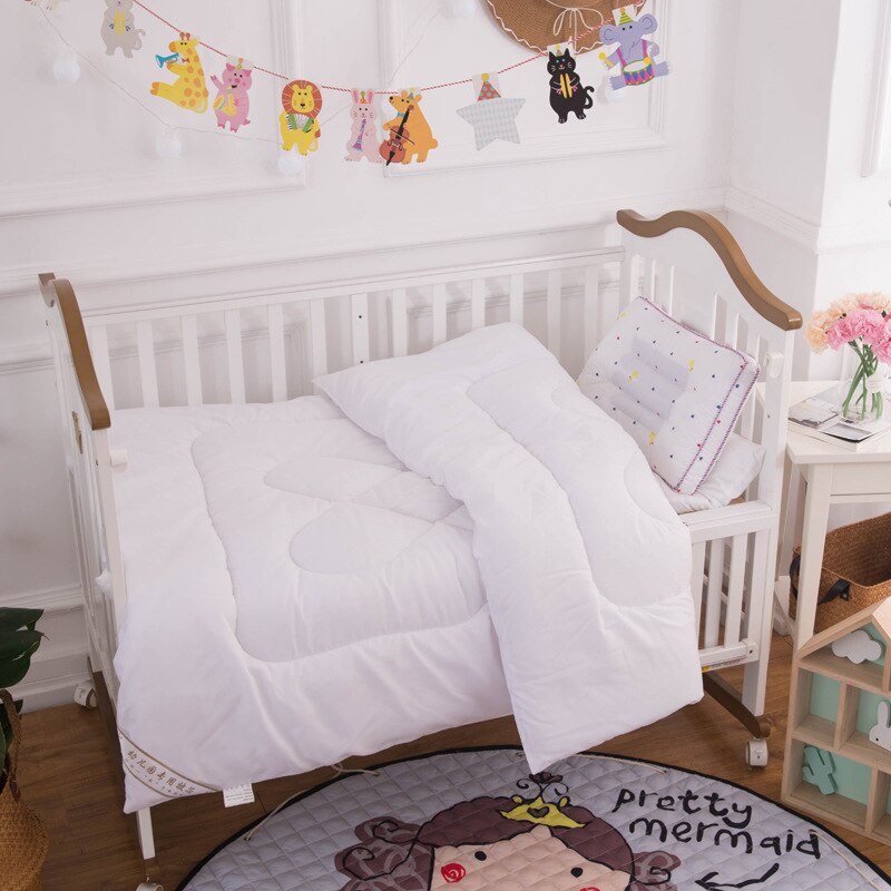 Baby quilt nyfødte 120 x 150cm behagelig blød quilt filler quilt indre til børn baby sengetøj sæt krybbe suite værelse indretning: Enkelt indre