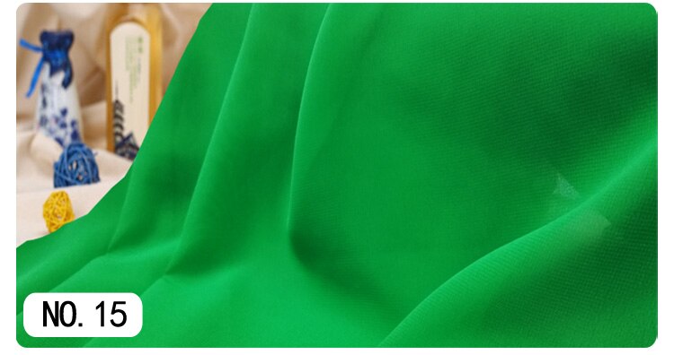 1.5 Meter *1 Meter Chiffon Fabric Sheer Bridal Wedding Dress Lining Fabric Skirt Party Decorator Georgette Tulle Dress Material: 15