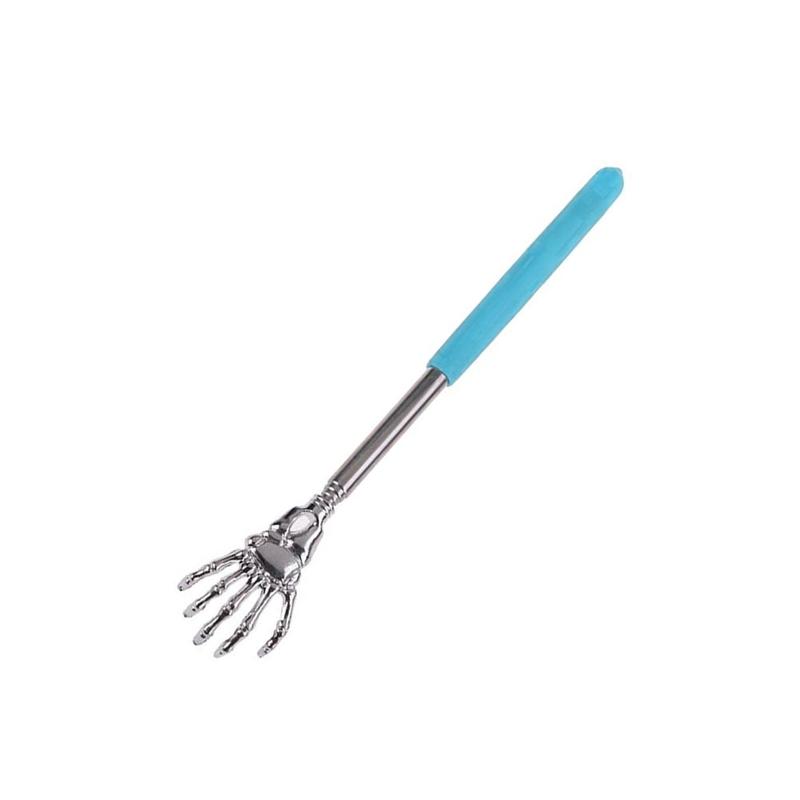 Terug Massager Terug Scratcher Telescopische Rvs Claw Massager Terug Schraper Uitschuifbare Telescopische Jeuk Stok Gezondheidszorg: blue