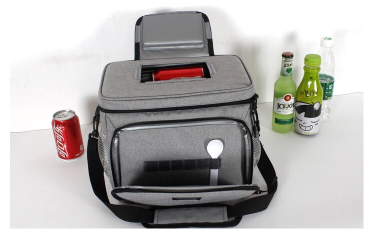 8l 15l tykkere køletaske stor picnic madpakke køretøj isolering skuldertaske ispose varm mad drikke frisk bæretaske