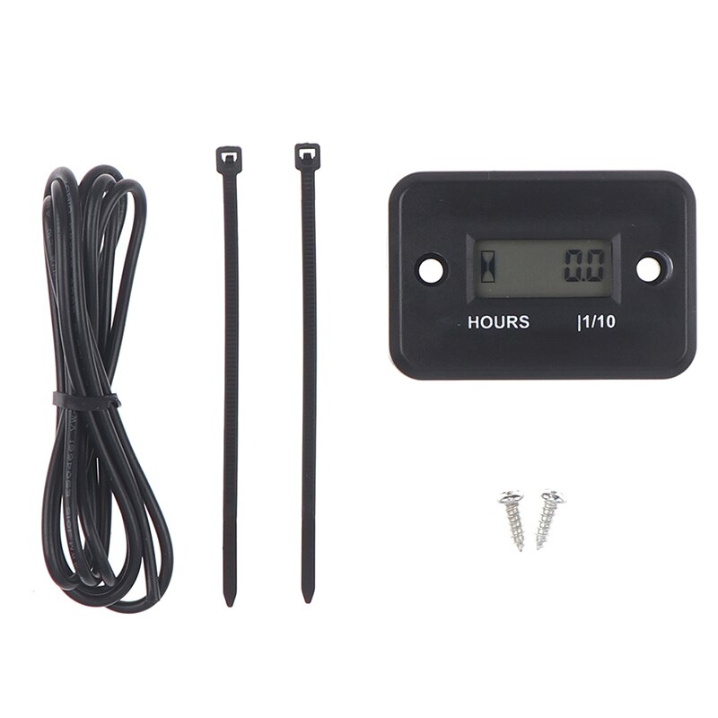 Motorsykkeldatamaskin timeteller med batteritimer med induktiv protabbler digital meter vanntett timer akkumulator vannscooter