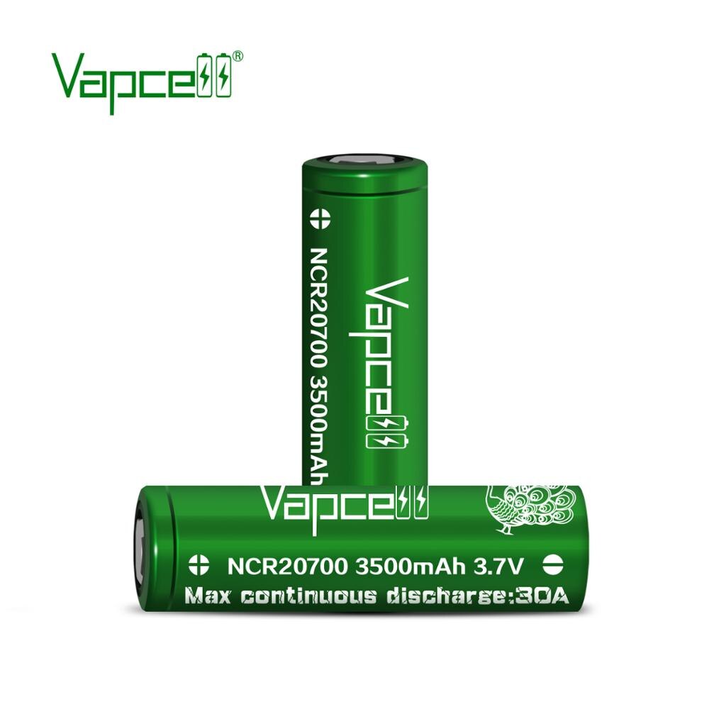 Official 100% original Vapcell 20700 3500mah 30A rewrapped 20700C 3.7V li-ion Rechargeable cell battery long life