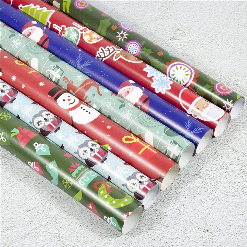 Wrapping Paper Christmas Decoration Craft Paper Box DIY Wrapping Paper Tree Wrap Decorative