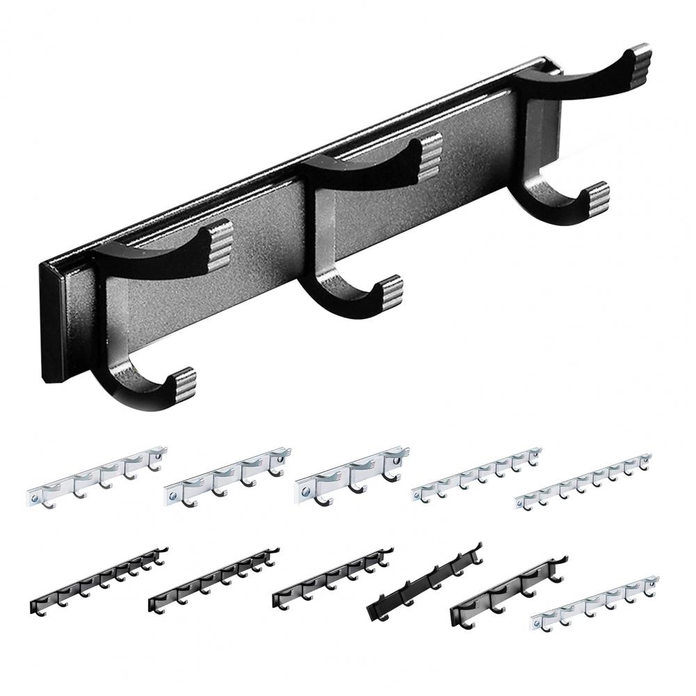 Hook Rack Sturdy Punch-free 2 Colors Coat Rack for Coats Home Storage Organization S-Shaped Hooks Hooks