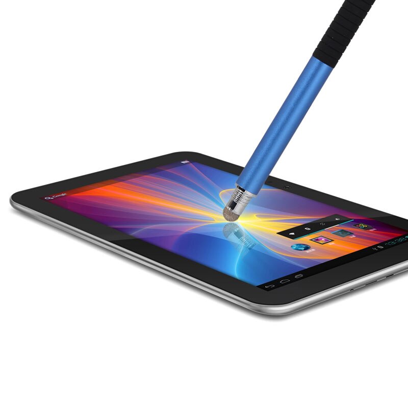 Lápiz óptico capacitivo 2 en 1, punta fina, redonda, para pantalla táctil, para iPad, iPhone, todos los teléfonos móviles y tabletas