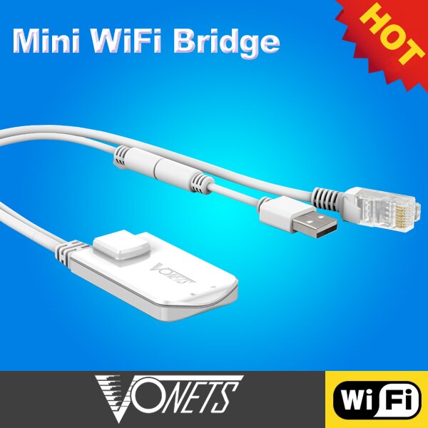 Mini wifi repeater / wifi bridge , rj45 til wifi