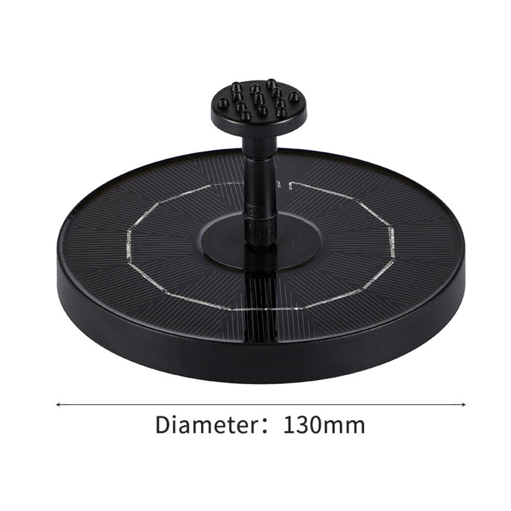 Solar Water Fountain Pump Outdoor Solar Fountain for Garden Solar Pond Water Pump Bird Bath Lake Pool Fountain Garden Decoration: 1.5W