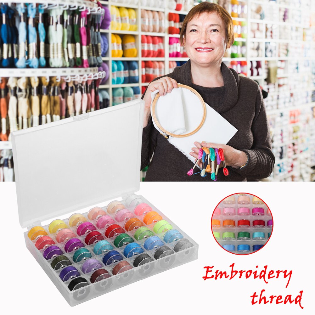 36/50/100/150 Colors Sewing Machine Line Box Set Hand Stitching Embroidery Thread Yarn Embroidery Crochet Lace Handicraft Hand