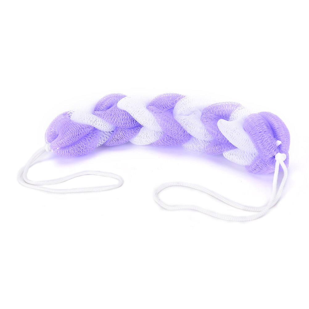 Loofah Bloem Bad Bal Tubs Cool Riem Handdoek Scrubber Body Reinigen Mesh Douche Wassen Spons Bad Borstel Voor Kids Baby