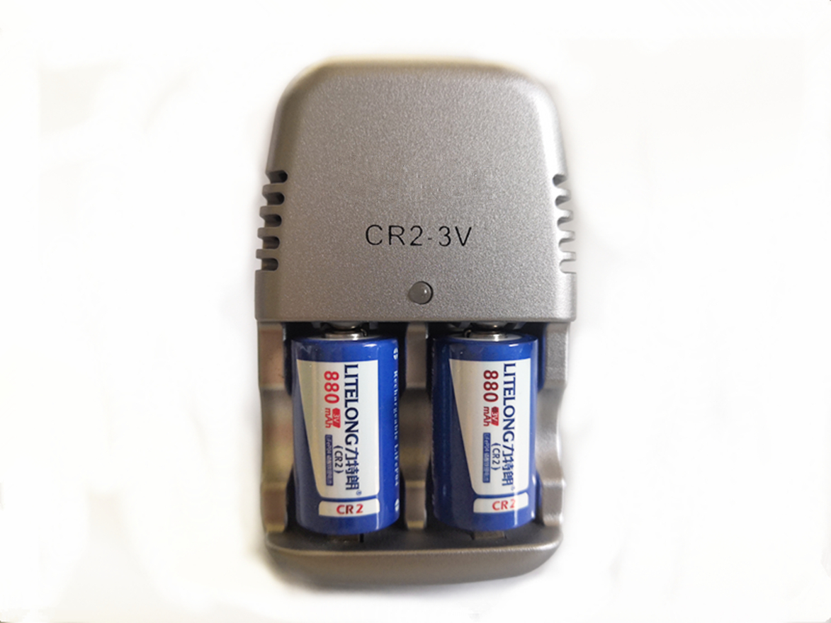 2 Stuks Grote Capaciteit 880 Mah 3 V CR2 Lithium Batterij Camera Oplaadbare Batterij + 1 Pcs Cr2 Batterij Oplader