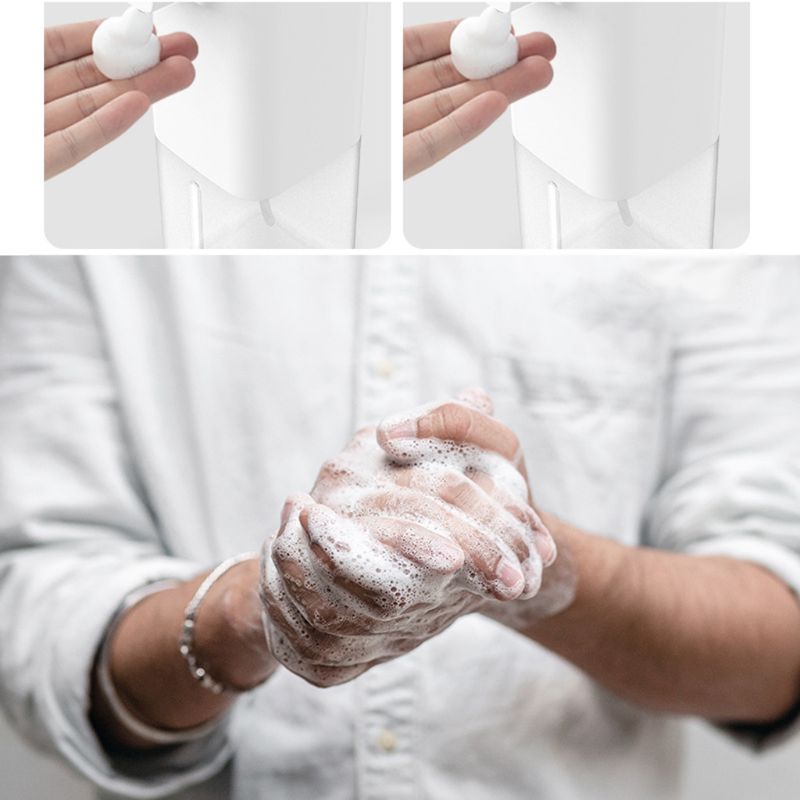 Automatic Induction Foam Soap Dispenser Smart Sensor Touchless USB Charging Hand Washing Dispensers for Bathroom Kitchen