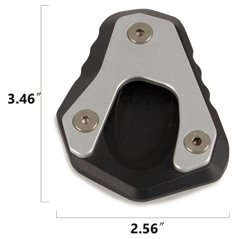 Motorsykkel kickstand fotpute side stativ utvidelse forstørrer til kawasaki  z650 ninja 650 er650h
