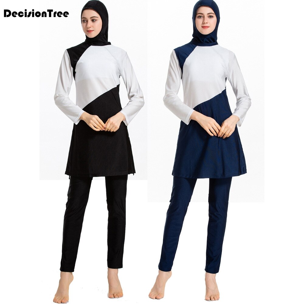 swimsuit burkini muslim women modest swimwear burquini swimsuits coverage hijab muslim swimwear bathing suit patchwork