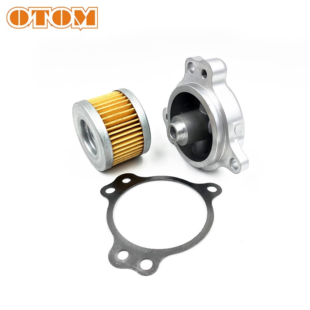 OTOM-filtro de aceite de motor para motocicleta YF300, LONCIN300R, VOGE, 300DS, 300GY, piezas de Pit Bike, papel rojo (Original), cubierta de filtro de aceite,: Original Set