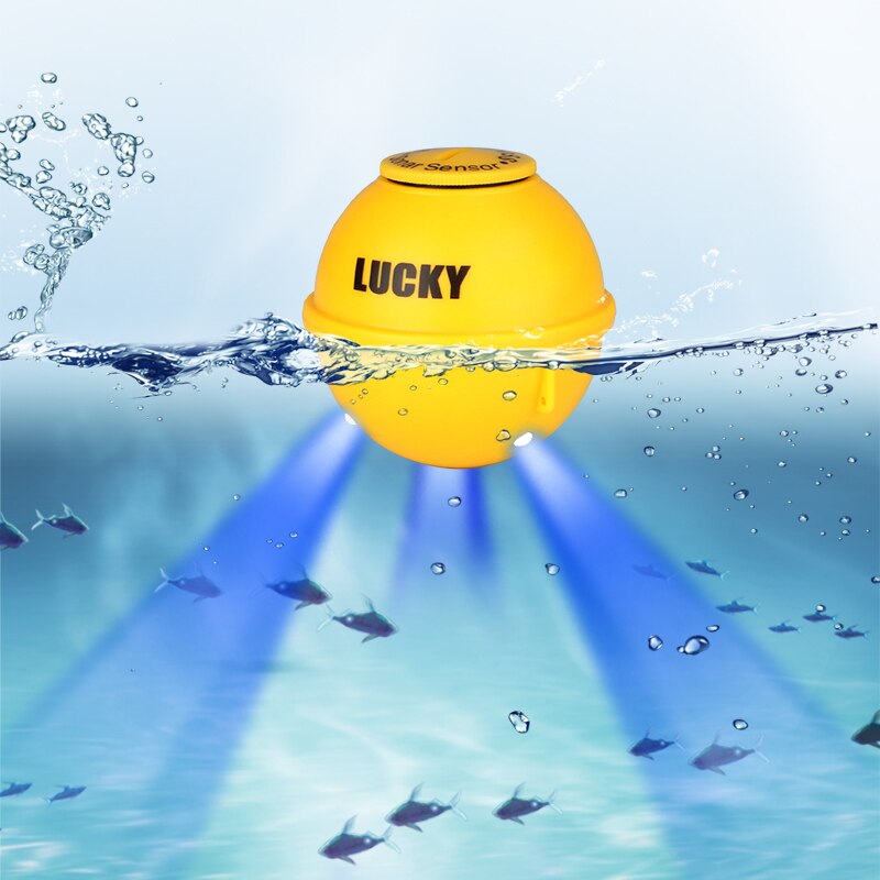 Lucky trådløs fjernbetjening ekkolod sensor 45m vanddybde til original ffw 718 ff518 lucky fishfinder
