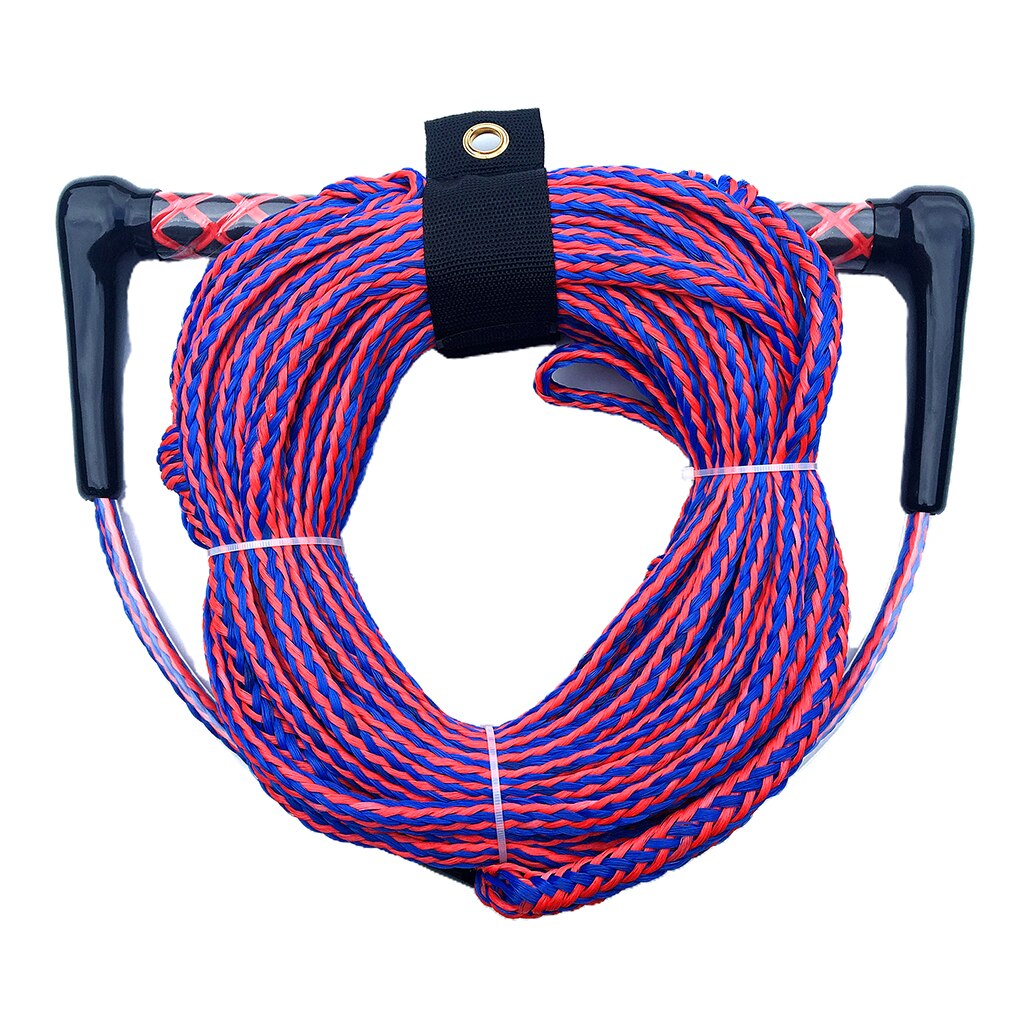 75ft/23m Water Ski Rope 3-Section Tow Ropes Line Tether for Wake Surfing Wakeboarding Knee Boarding