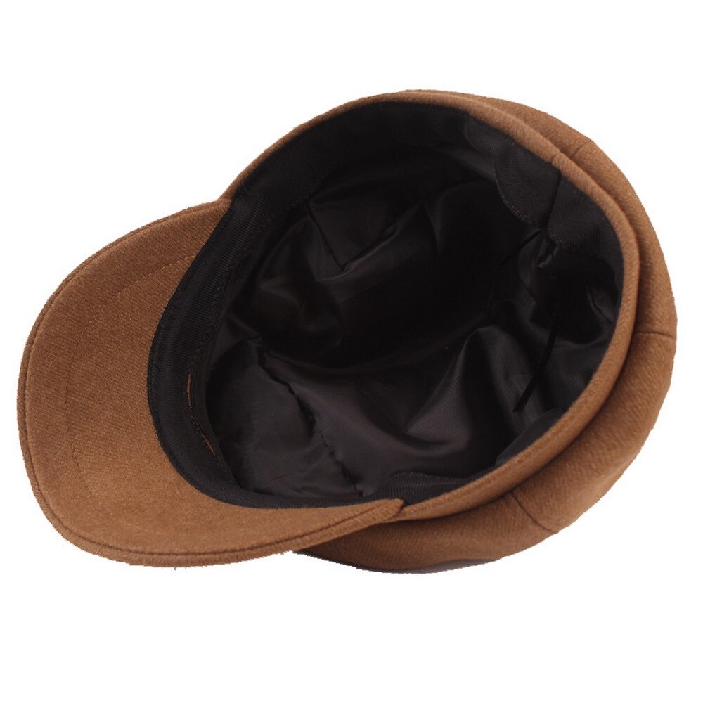 Winter Women Newsboy Caps Female Hats Cotton Dome Solid Color Retro Style Soft Outdoor