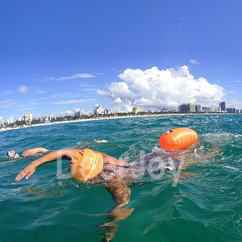 Deerjoy Zwemmen Boei Veiligheid Voor Zwemmers Zwemmen Veiligheid Float Voor Open Water En Triathlon Zwemmen Bubble Voor Veiliger Zwemmen Training