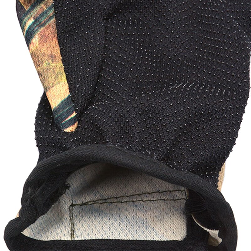 1 Paar 3 Half Vinger Anti-Slip Vissen Handschoenen Outdoor Sport Camouflage Ademend ALS88