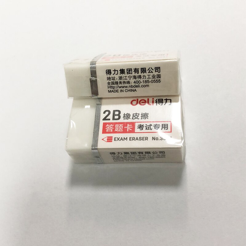 Sample price 3pcs lot Pencil Eraser Rubber Eraser for Artist student stationery Sketch Drawing Cleaner deli 3041