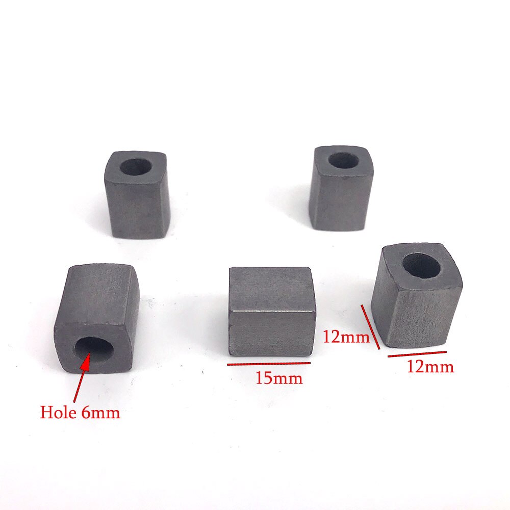 Bloc conducteur de carbure de tungstène d'edm L12 * W12 * H15 * Hole6mm intérieur pour la Machine de coupe de fil de CNC