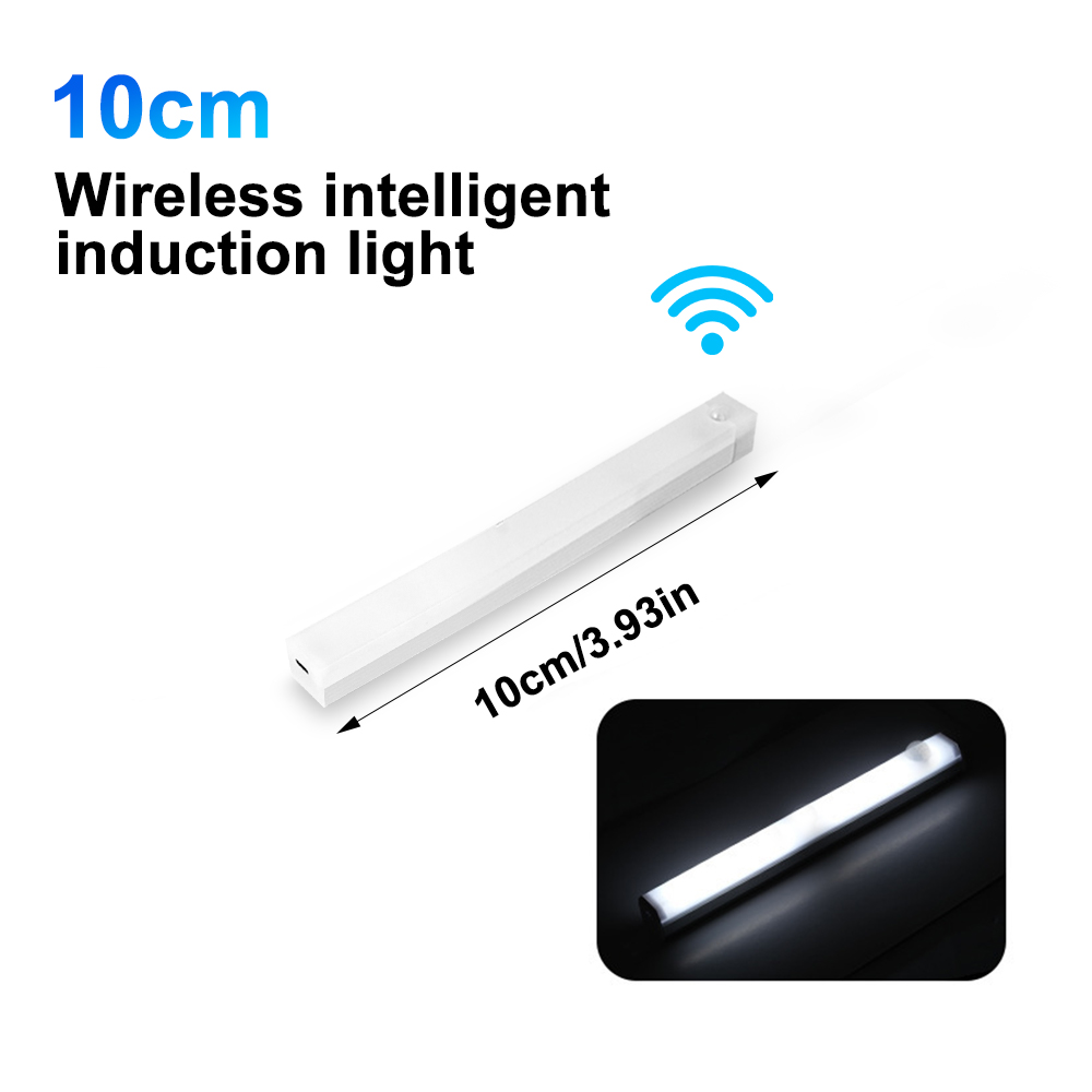 Auto Innen Licht Streifen Bar Lampe für Lieferwagen Bus Wohnwagen Typ-C Ladung LED Gepäck Fach Licht Drahtlose Bewegung Sensor Licht: Blau