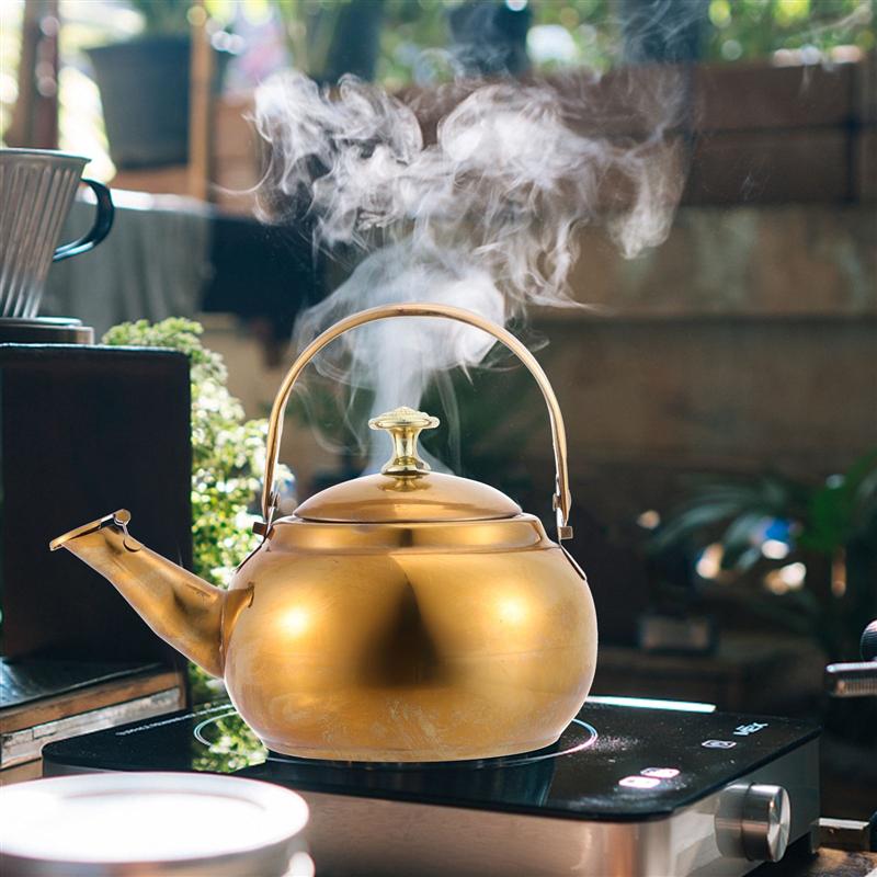 Stainless Steel Tea Kettle Practical Water Kettle Heating Water Kettle Home Teakettle Linglong Kettle Boiling Water Teapot