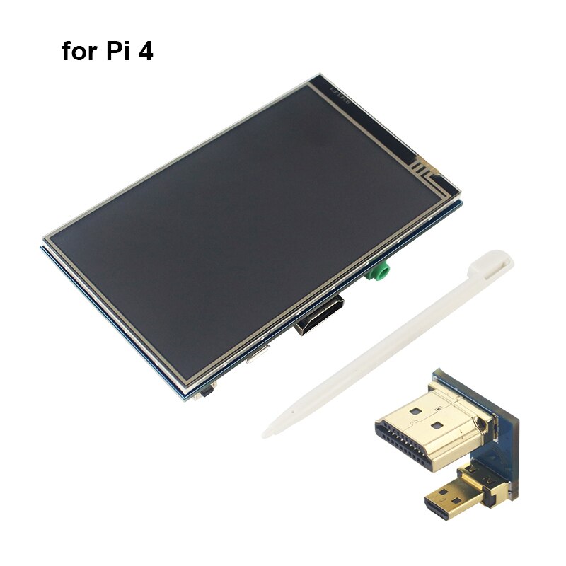 4 Inch Raspberry Pi 4 Lcd Display Touchscreen 800*480 Spi Touch Screen Voor Raspberry Pi 4 Model B / 3B Plus / 3B / 2B / Zero W: For Pi 4