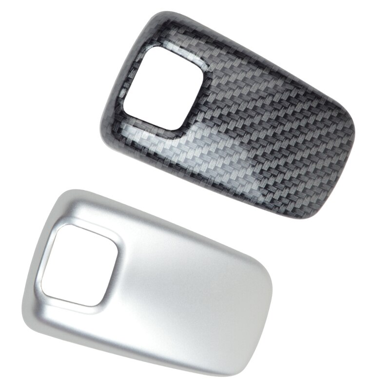 Car accessories carbon fiber Gear Shift Knob Head cover trim Interior Deocration Sticker styling Fit For Peugeot 5008 C457