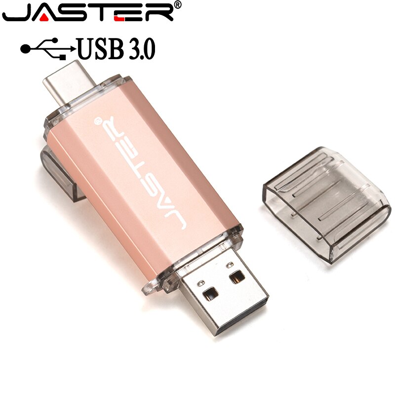 JASTER OTG Usb bagnetowy C Pen Drive 128 GB 64 GB 32 GB 16 GB pamięć USB 3.0 Hoge Snelheid Pendrive dla typu C Apparaat