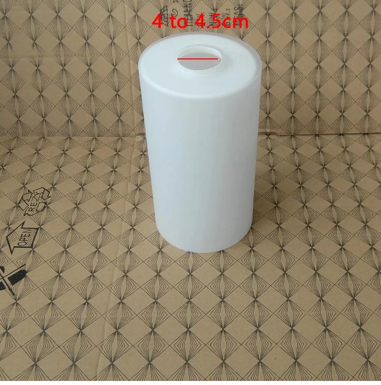 D10cm D12CM D15cm cilindrische matglazen lampenkap, hangende wandlamp accessoires, handmatige vervanging van geblazen glazen armatuur