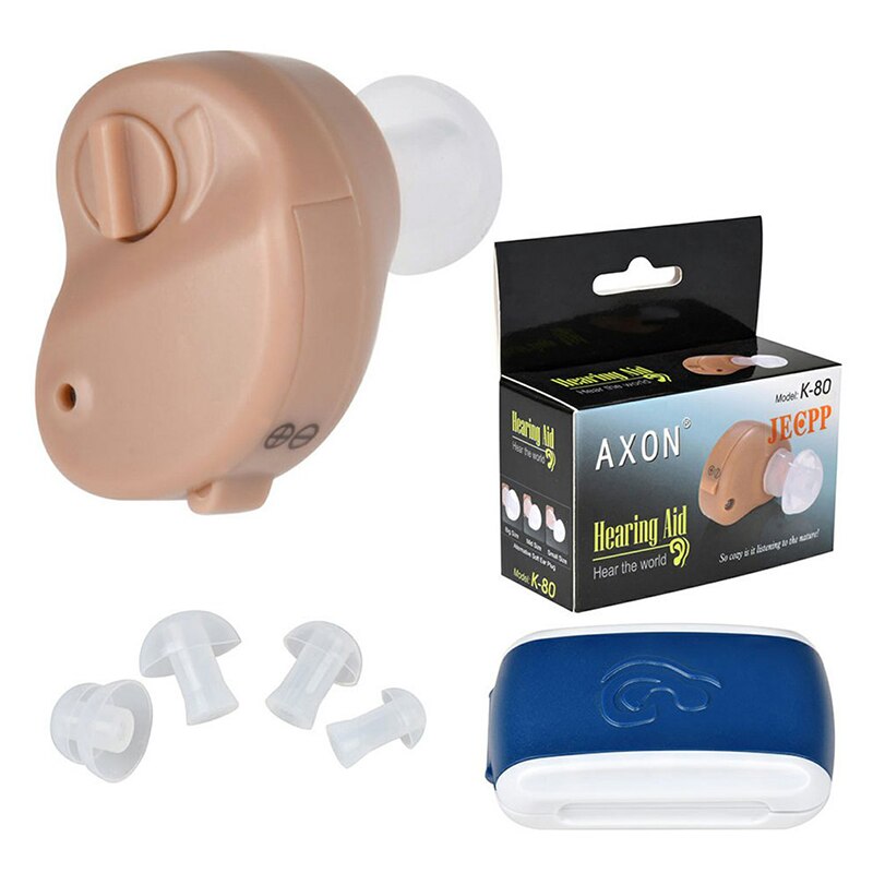 Nuevos audífonos invisibles CIC Mini, amplificador de sonido para el oído: Violet
