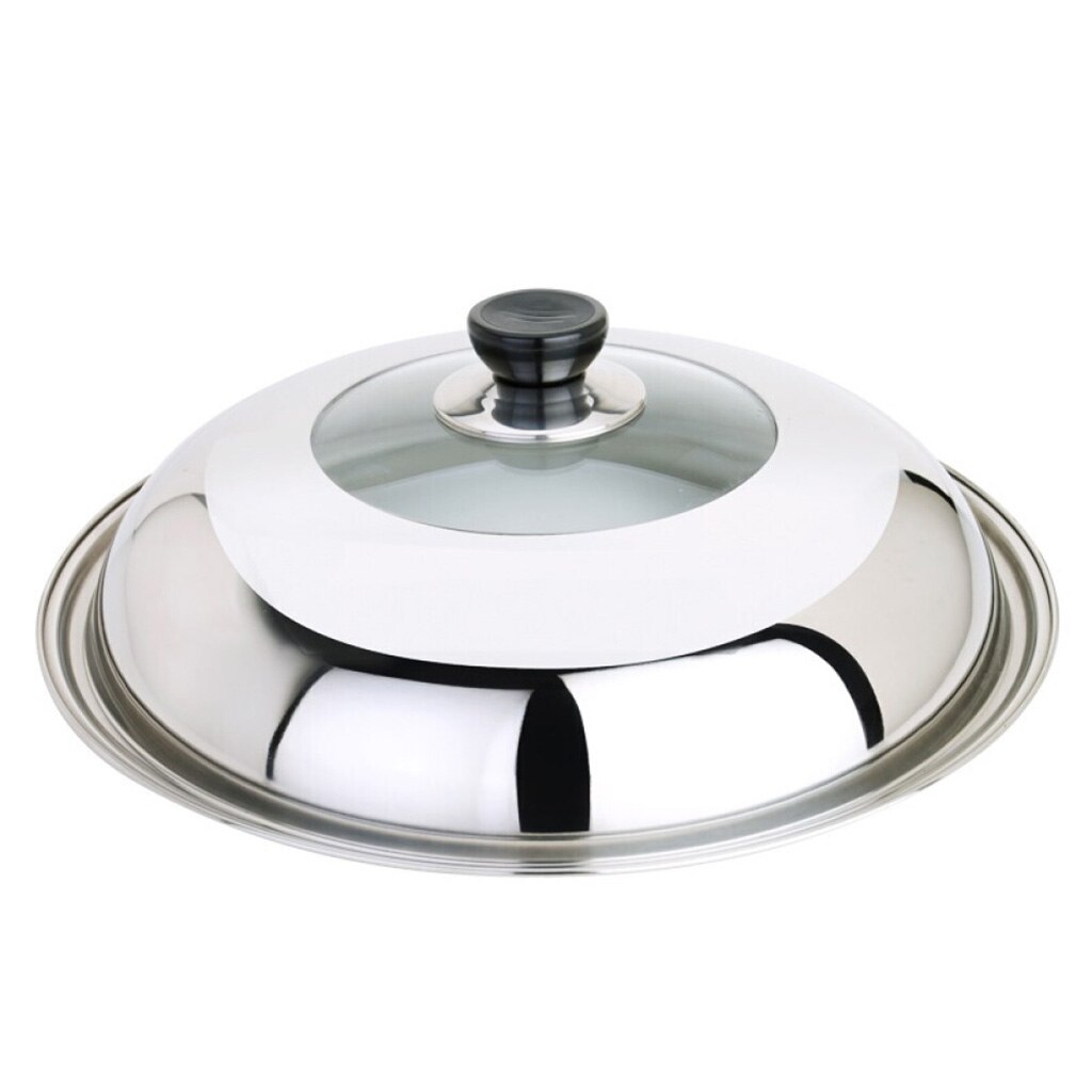 transparent Topf Deckel Glas Abdeckung Küche Gerät 28cm/30cm/32cm/34cm/36cm/40cm