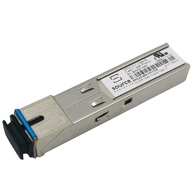 GPON OLT SFP Modules with Singlemode Single fiber Tx 1490nm Rx1310nm SC connector class B+