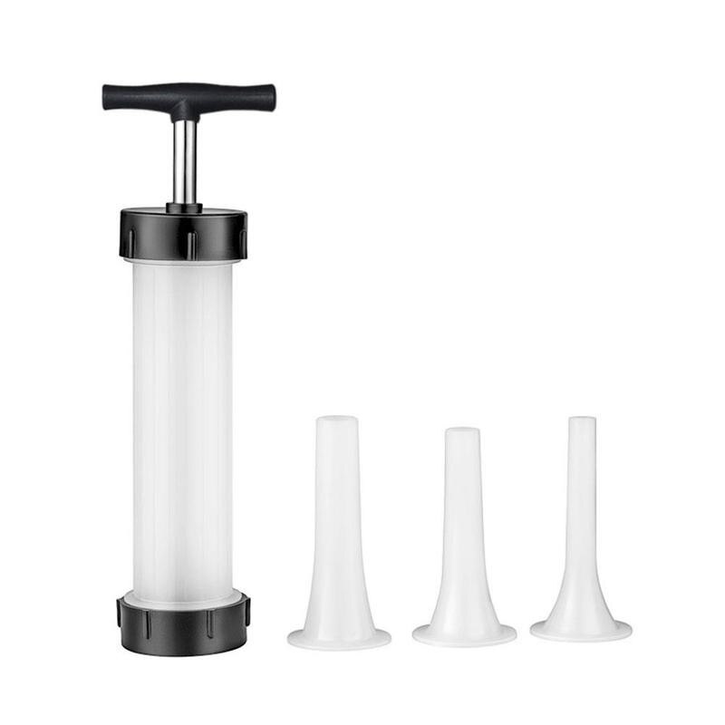 Handleiding Worst Vlees Vulstoffen Machine Voor Worst Vlees Stuffer Filler Handbediende Worst Machines Trechter Nozzle Worst Maker