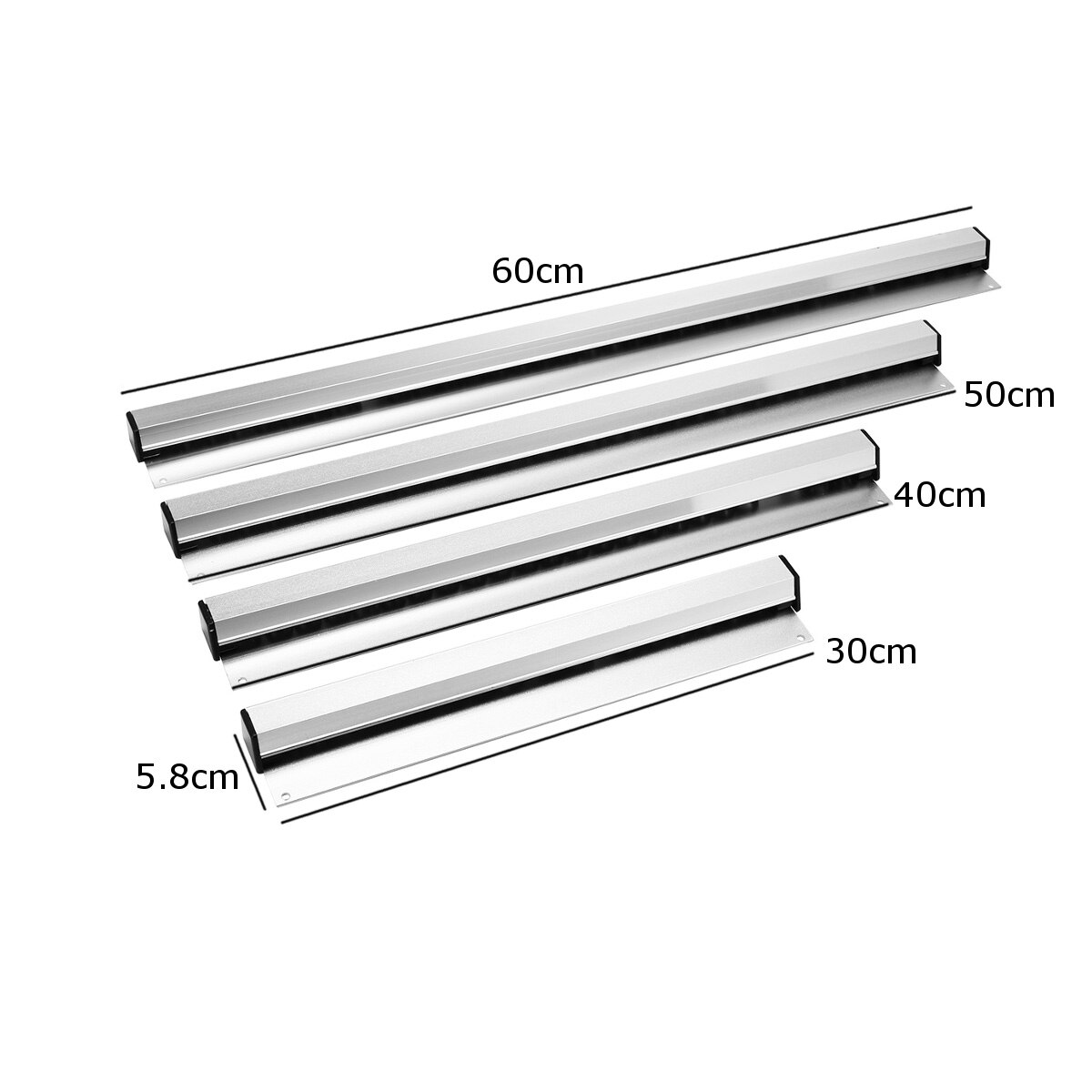 30/40/50/60cm billet fane regning kvittering hængende rack bar køkken ordre dokument holder køkken værktøj billet papirklip arrangør
