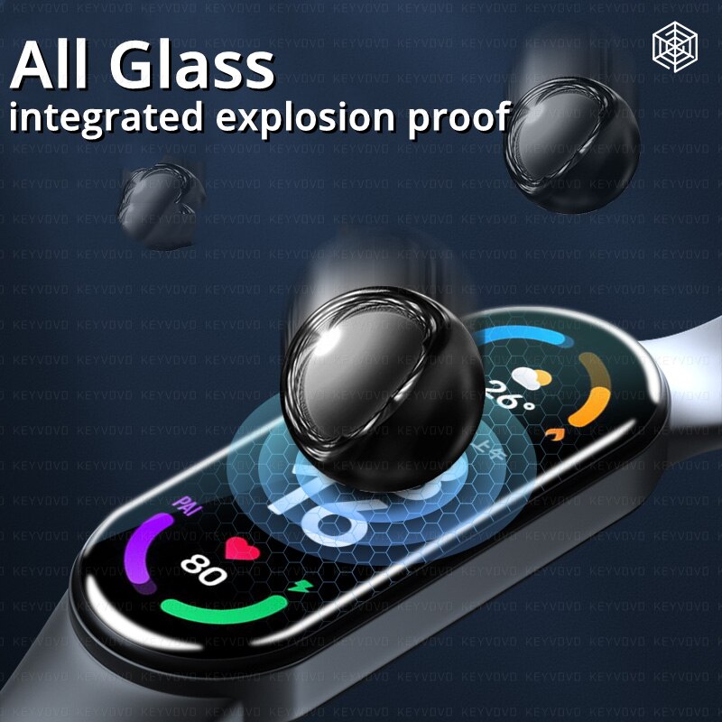 10D szkło ochronne dla Xiaomi Mi Band 6 5 4 Screen Protector dla Miband 6 5 4 Smart Watchband 4 band5 miękki Film 1/2/3/5 sztuk