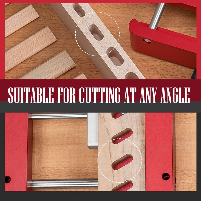 Precision Mortising 2 in 1 Punch Locator Jig Loose Tenon Joinery Jig Doweling Jig Connector Fastener Woodworking Tools