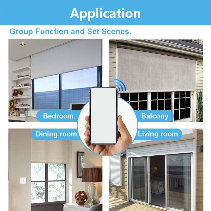 Curtain Switch Wifi Smart Curtain Switch 2Nd Generation US Regulatory Curtain Switch WiFi Electric Shutter Switch