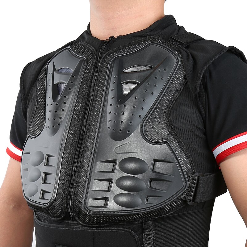 Sterke Moto Armor Mannen Mouwloze Body Armor Vest Outdoor Motorcross Rc Borst Sport Gear Guard Motorfiets Accessoires