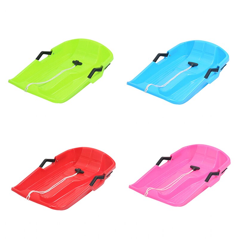 1PC Durable 65x40cm Snow Sled Heavy Duty Sledge Winter Toy Flyer Sleigh Great