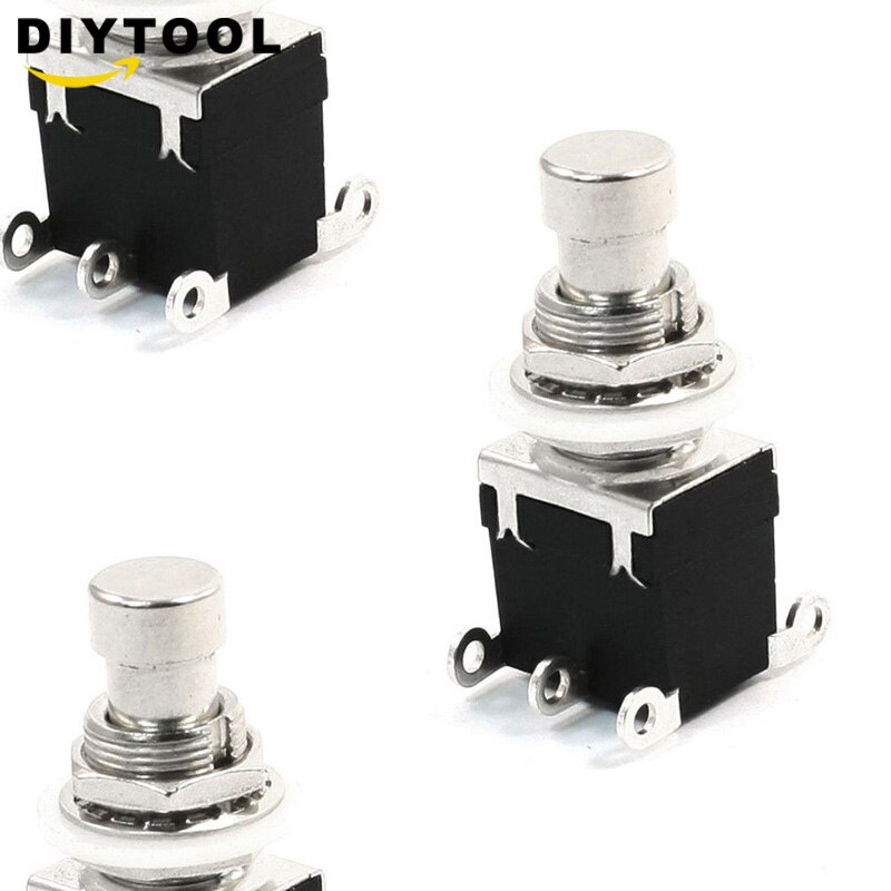 Effect device foot switch DPDT Momentary without lock 6 foot pin button switch AC 250V/2A 125V/4A