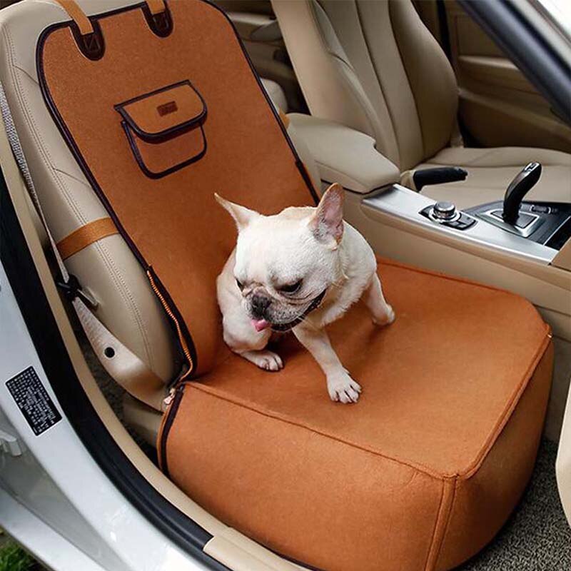 Hond Auto Voorstoel Cover Protector Voor Auto 'S 2 In 1 Carrier Voor Honden Vouwen Kat Auto Booster Seat Cover anti-Slip Pet Auto Carrier