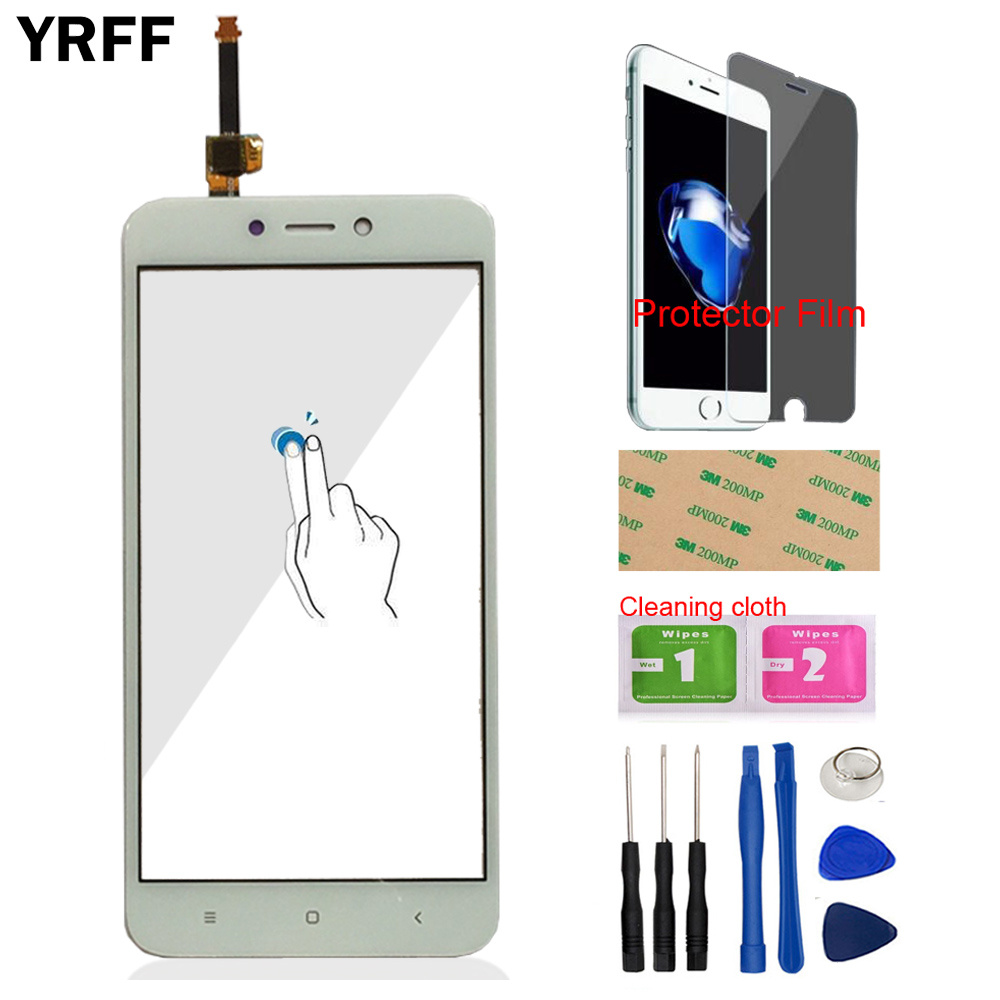 Touch Screen Voor Glas Voor Xiaomi Redmi 4X Redmi4X Touch Screen Digitizer Panel Glas Sensor 5.0 ''Mobiele Telefoon Protector film