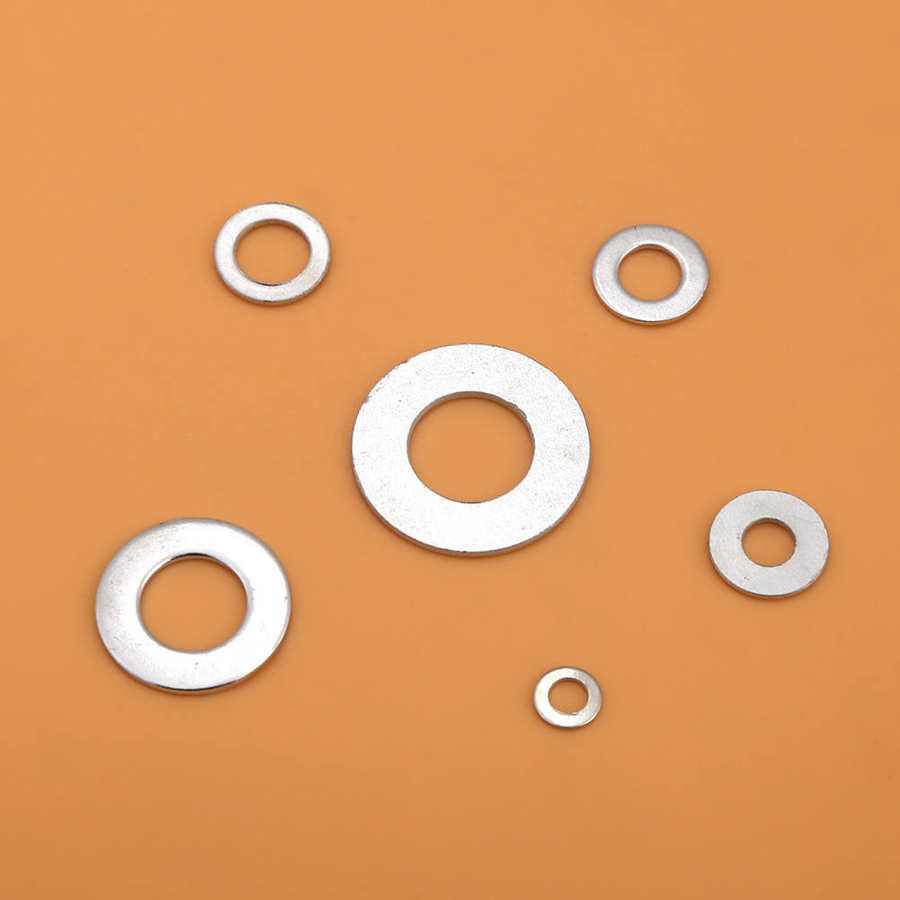 900pcs M3-M10 Lock Flat Split Spring Washers Assortment Steel Washer Set 6 Sizes