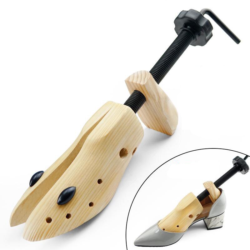 Thuis Schoen Zorg Accessoire Vrouwen Houten Schoen Brancard Man Schoen Boom Flats Schoen Extender Voor Maat 34-38-42-46: M 39-41 Wood